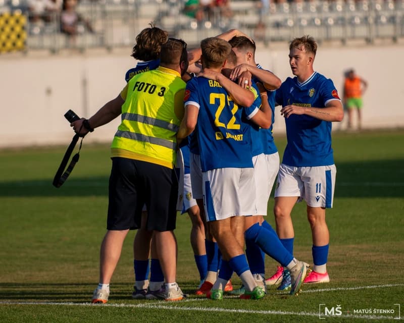 Gólová oslava FK Humenné